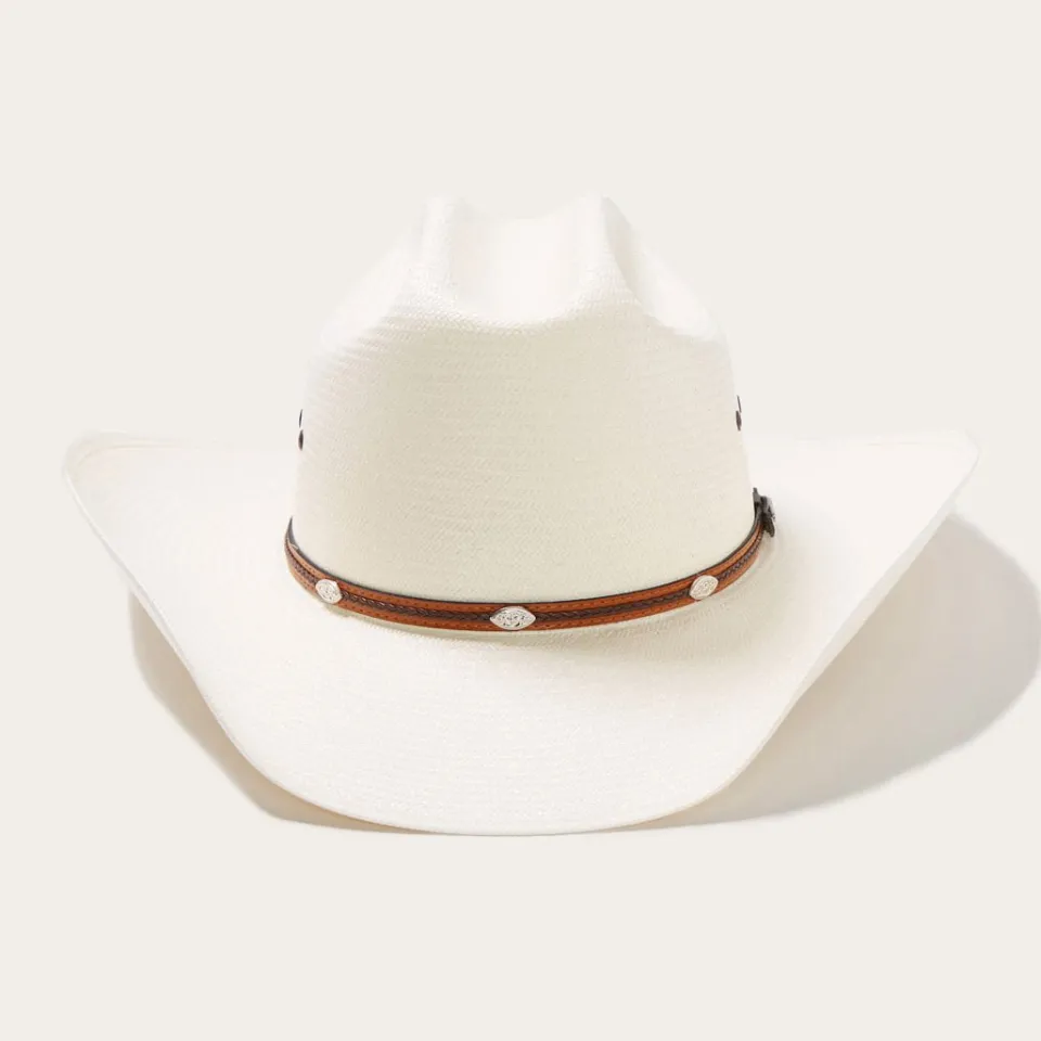 Stetson Alamo 8X Straw Cowboy Hat Natural Cheap