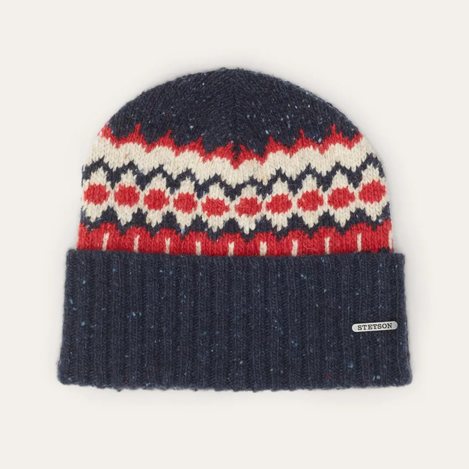 Stetson Beanie Wool Navy Store