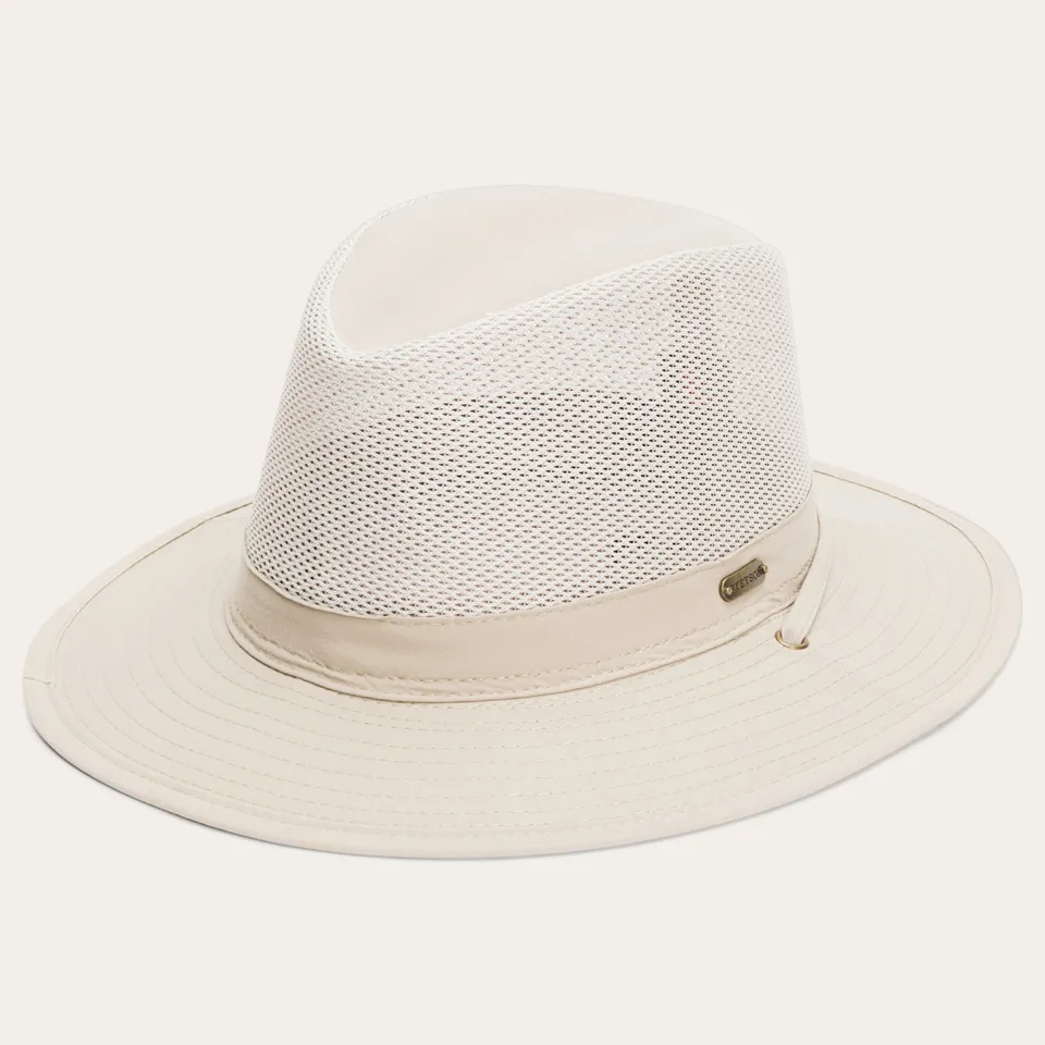 Stetson Berghund 'No Fly Zone' Mesh Hat Khaki Cheap