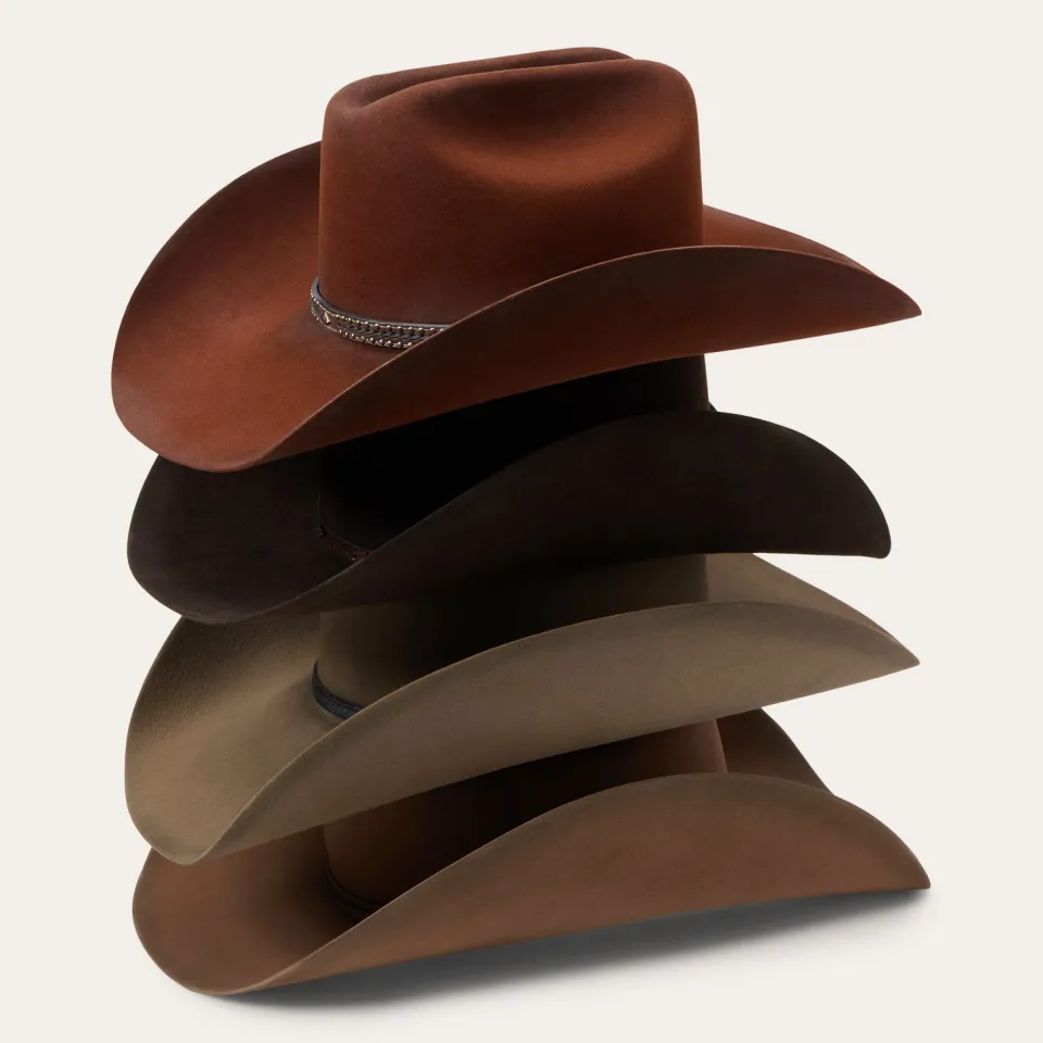 Stetson Boss of the Plains 6X Cowboy Hat Assorted Brown Fashion