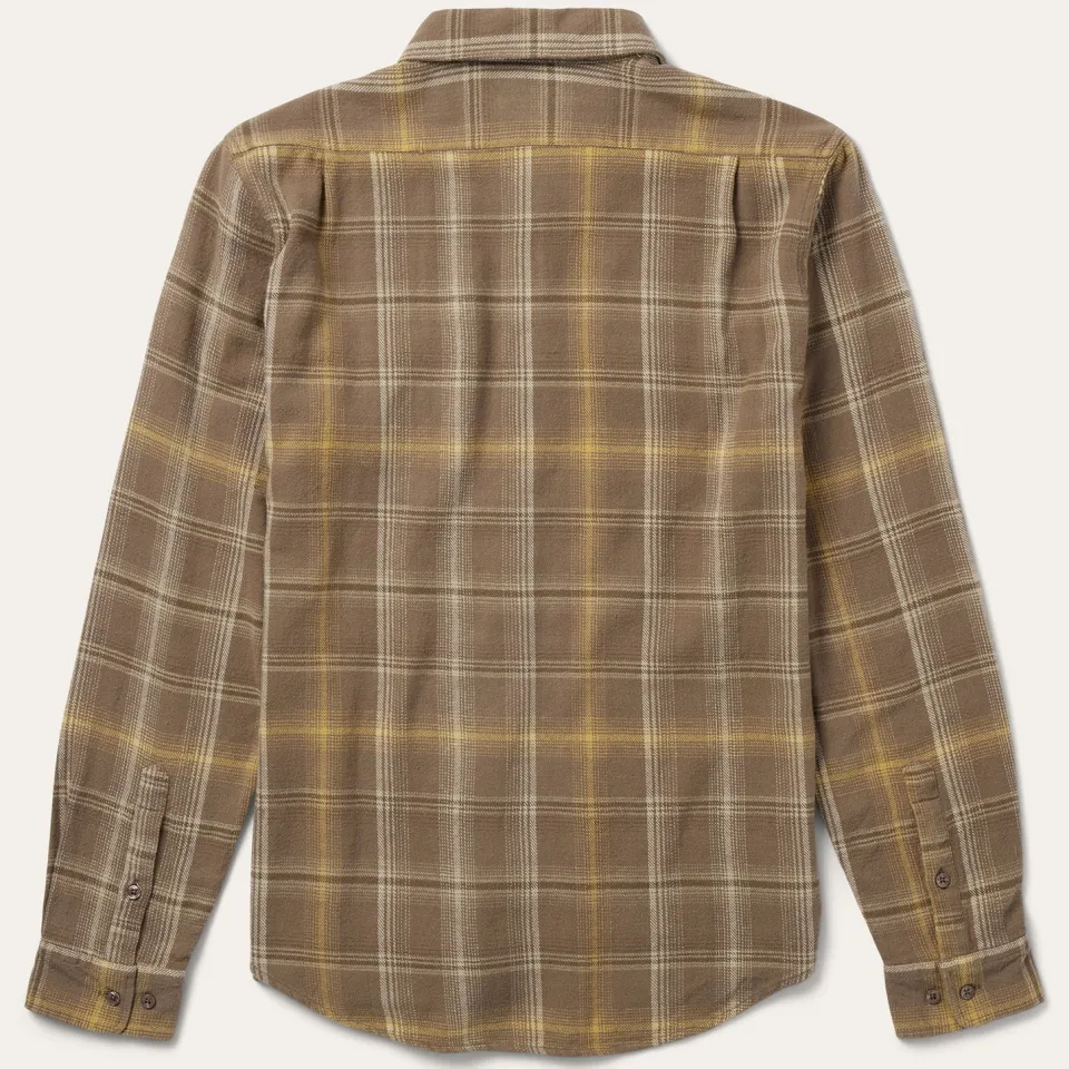 Stetson Flannel Button-Front Shirt Brown Best Sale