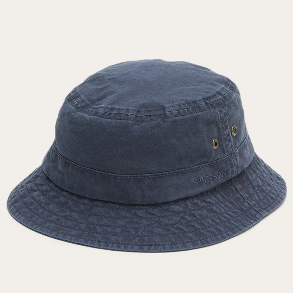 Stetson Bucket Delave Organic Cotton Blue Shop