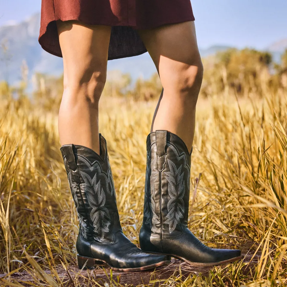 Stetson Casey Boots Black Discount