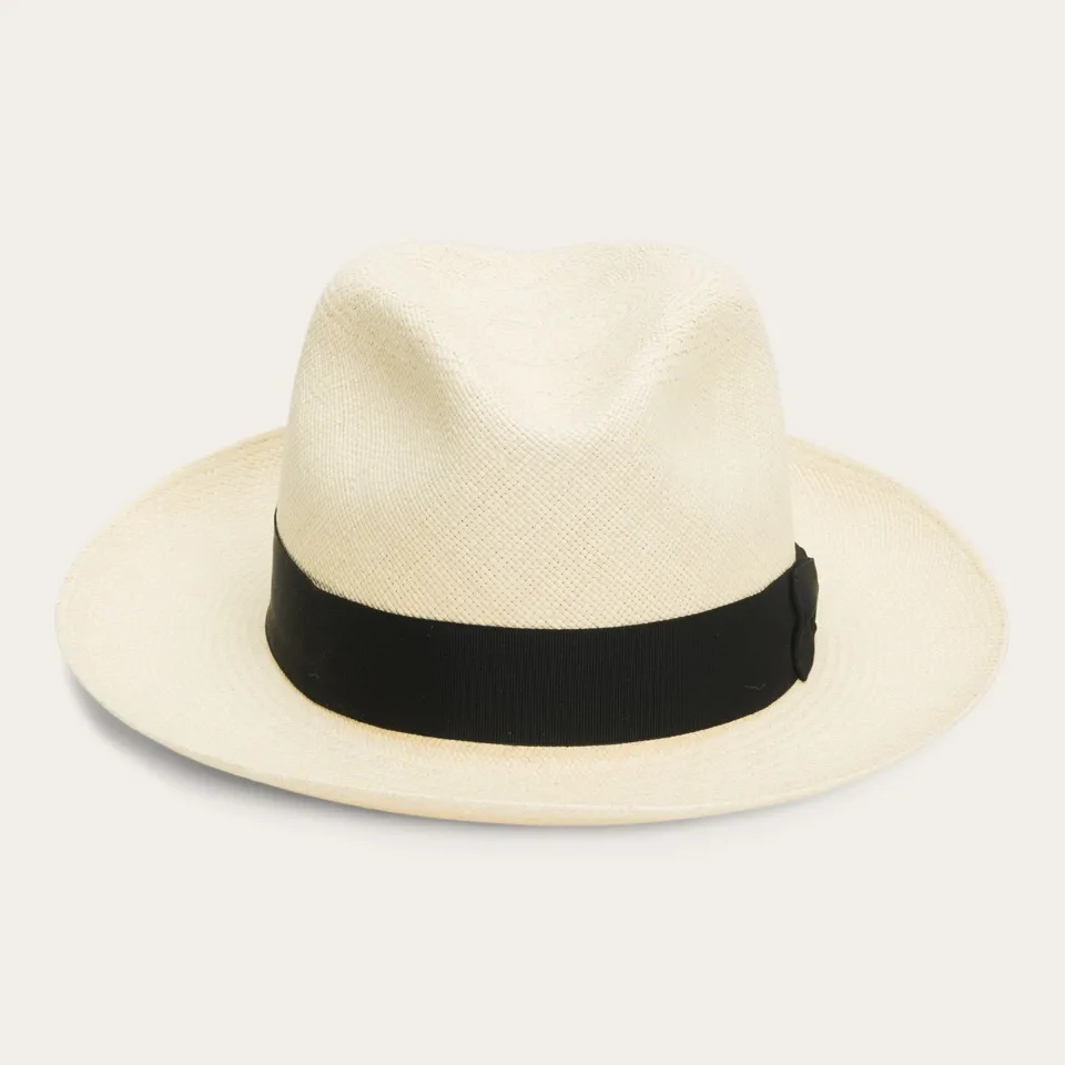 Stetson Center Dent Panama Fedora Natural Outlet