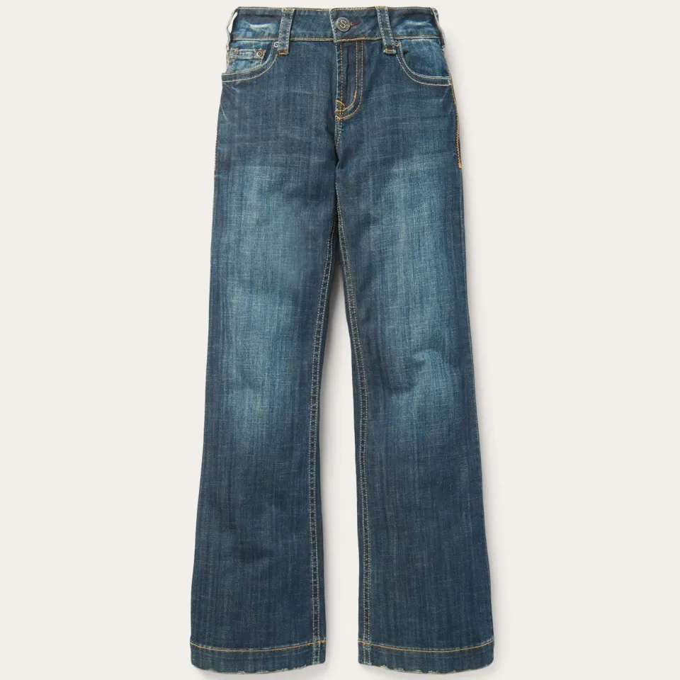 Stetson 214 City Trouser Jeans In Medium Wash Blue Sale