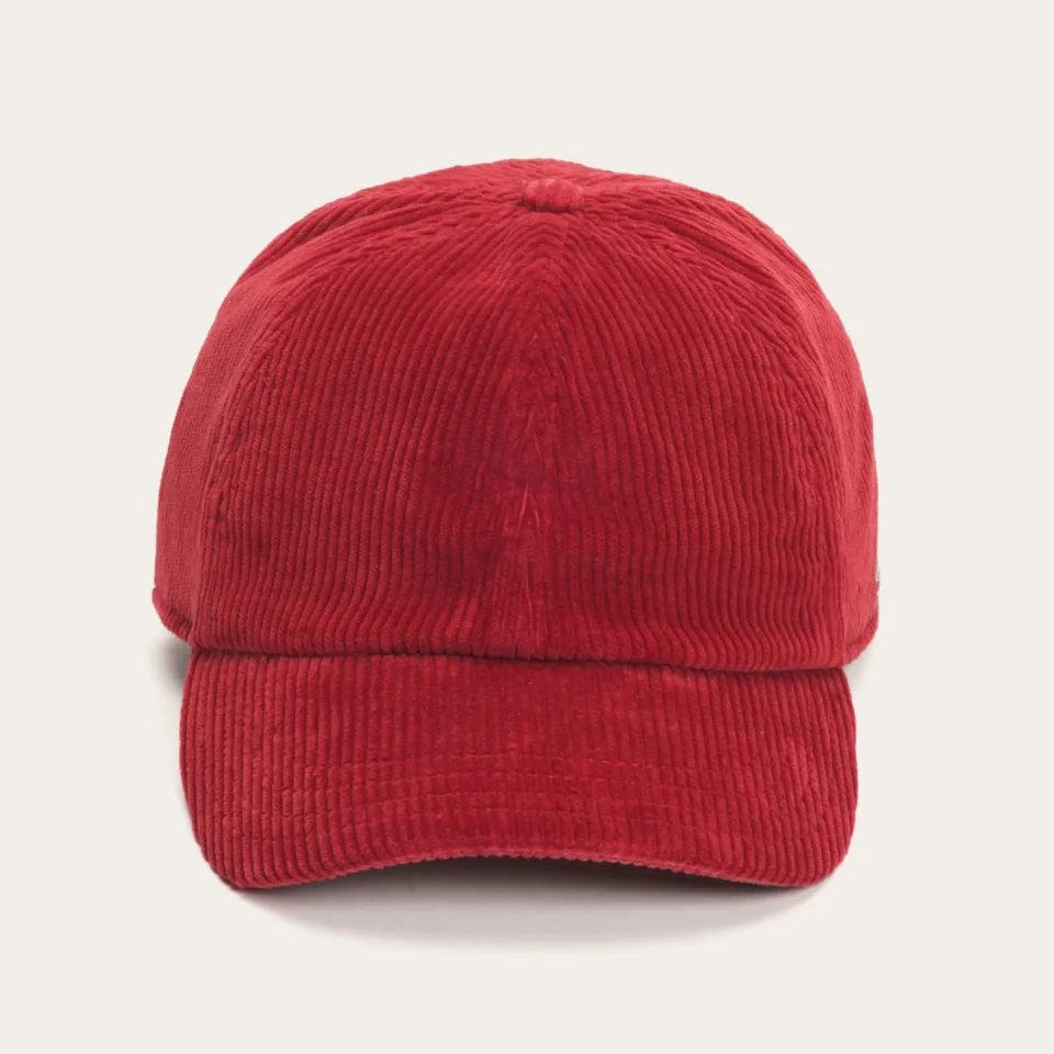 Stetson Cord Baseball Cap Red New