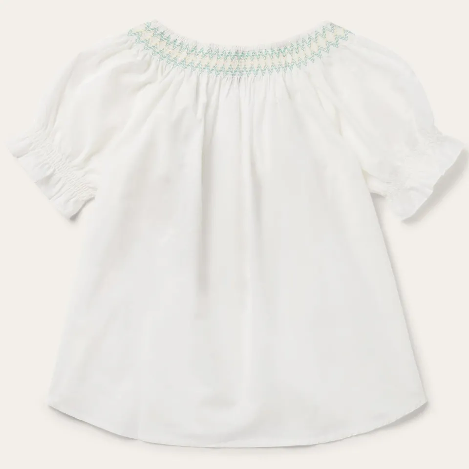 Stetson Cotton Voile Peasant Blouse White Best