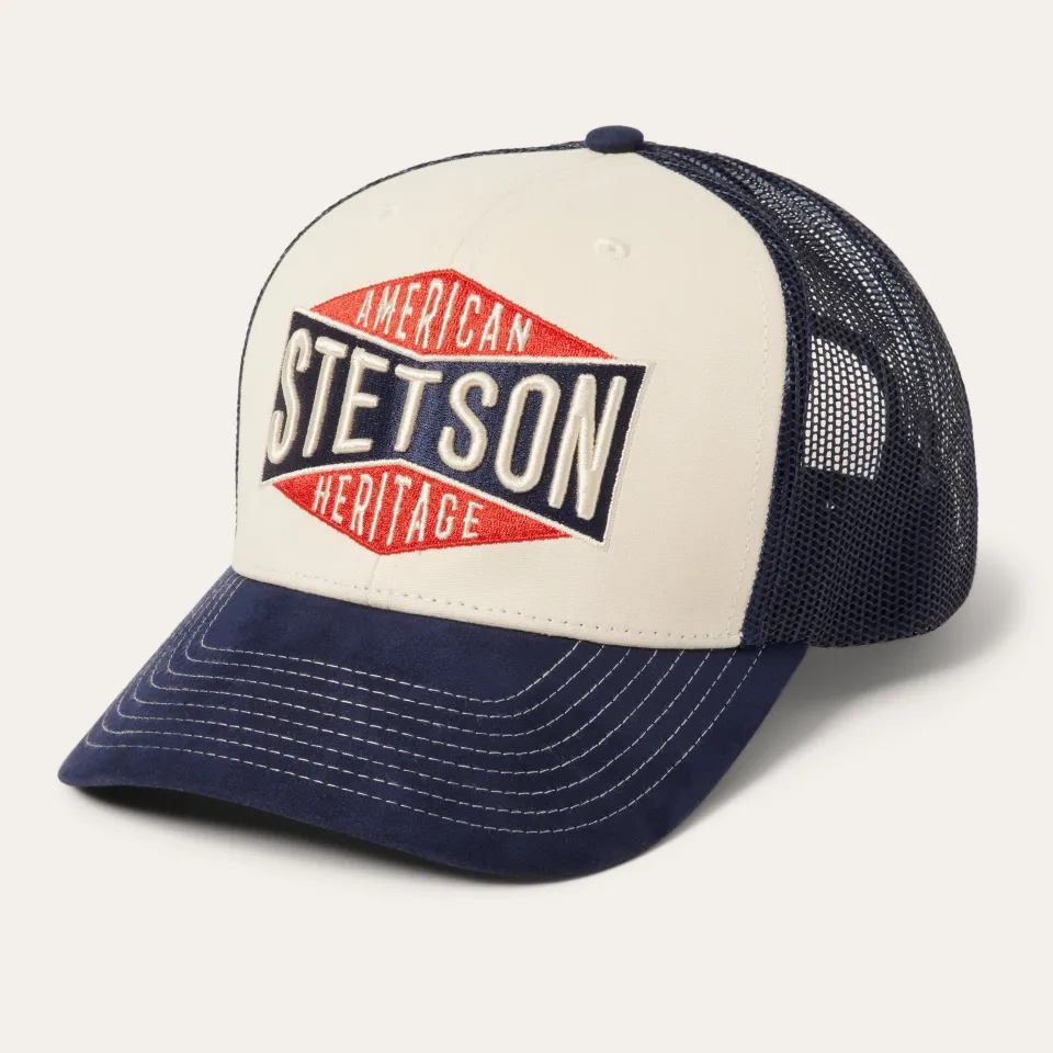 Stetson American Heritage Trucker Cap Cream Outlet