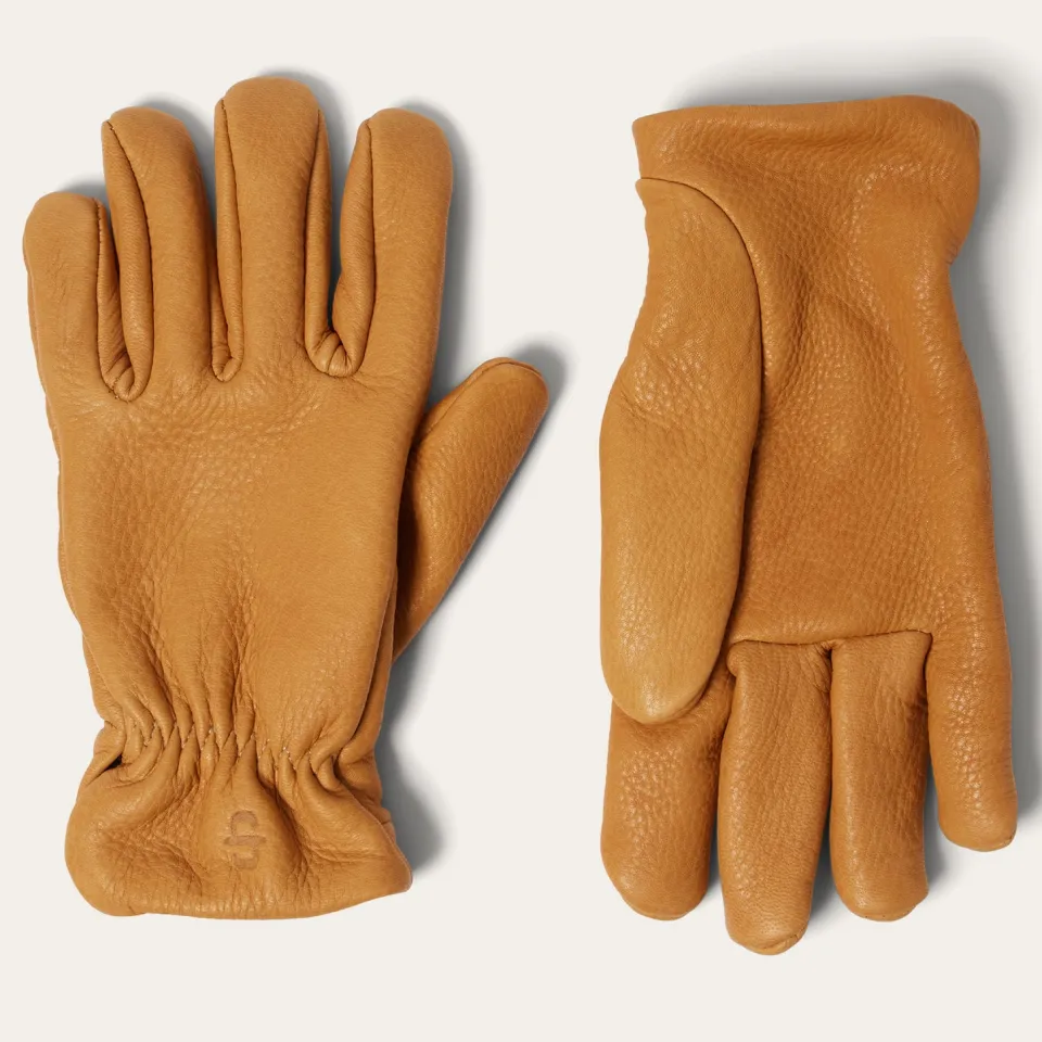 Stetson Deerskin Roper Glove - Lined Saddle Tan Online