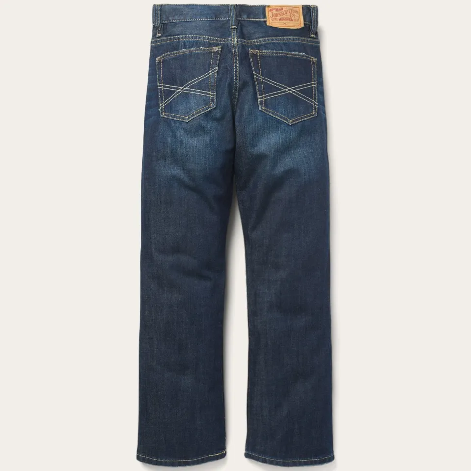 Stetson 1312 Fit Destructed Jeans Blue Fashion