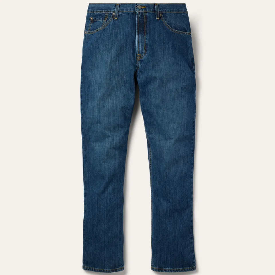 Stetson 1520 Fit Standard Straight Leg Jean Blue Flash Sale