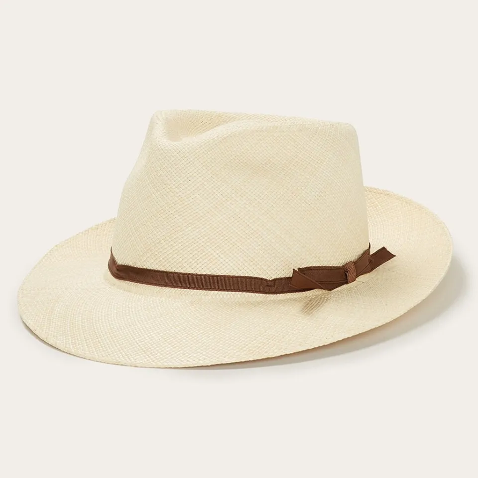 Stetson Forty Eight Panama Fedora Natural New