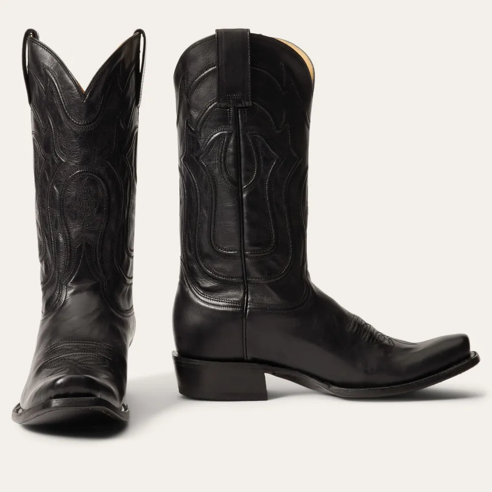 Stetson Garrett Boots Black Cheap