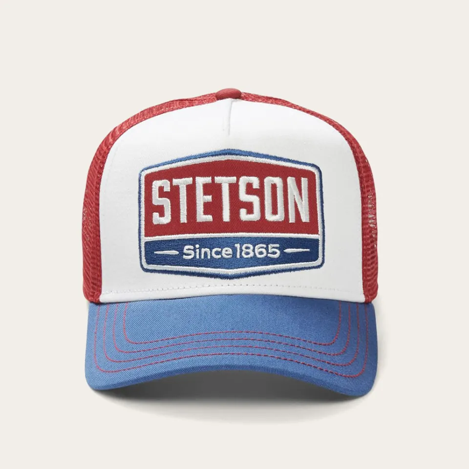 Stetson Gasoline Trucker Cap Caribbean Blue Sale