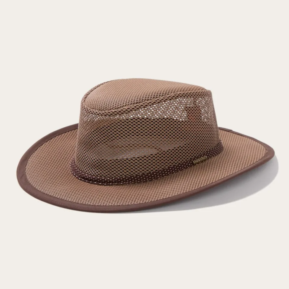 Stetson Grand Canyon Mesh Safari Hat Walnut New