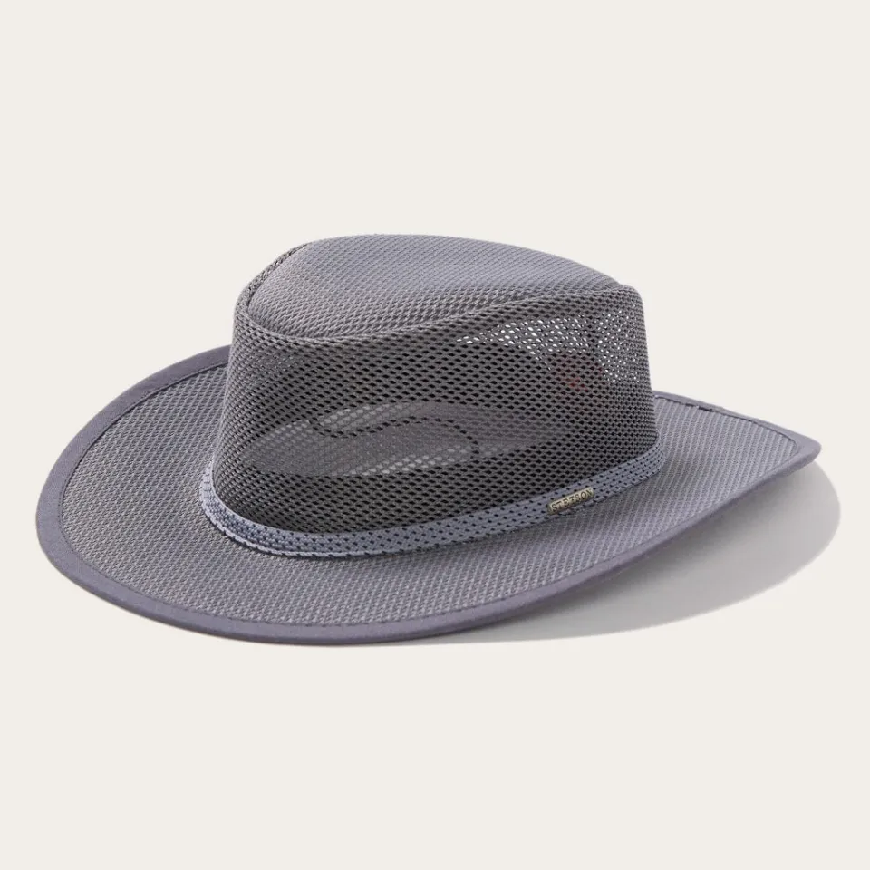 Stetson Grand Canyon Mesh Safari Hat Charcoal Sale