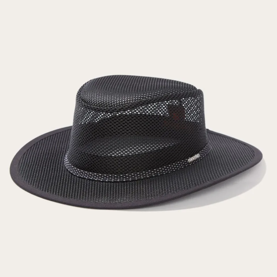 Stetson Grand Canyon Mesh Safari Hat Black Cheap