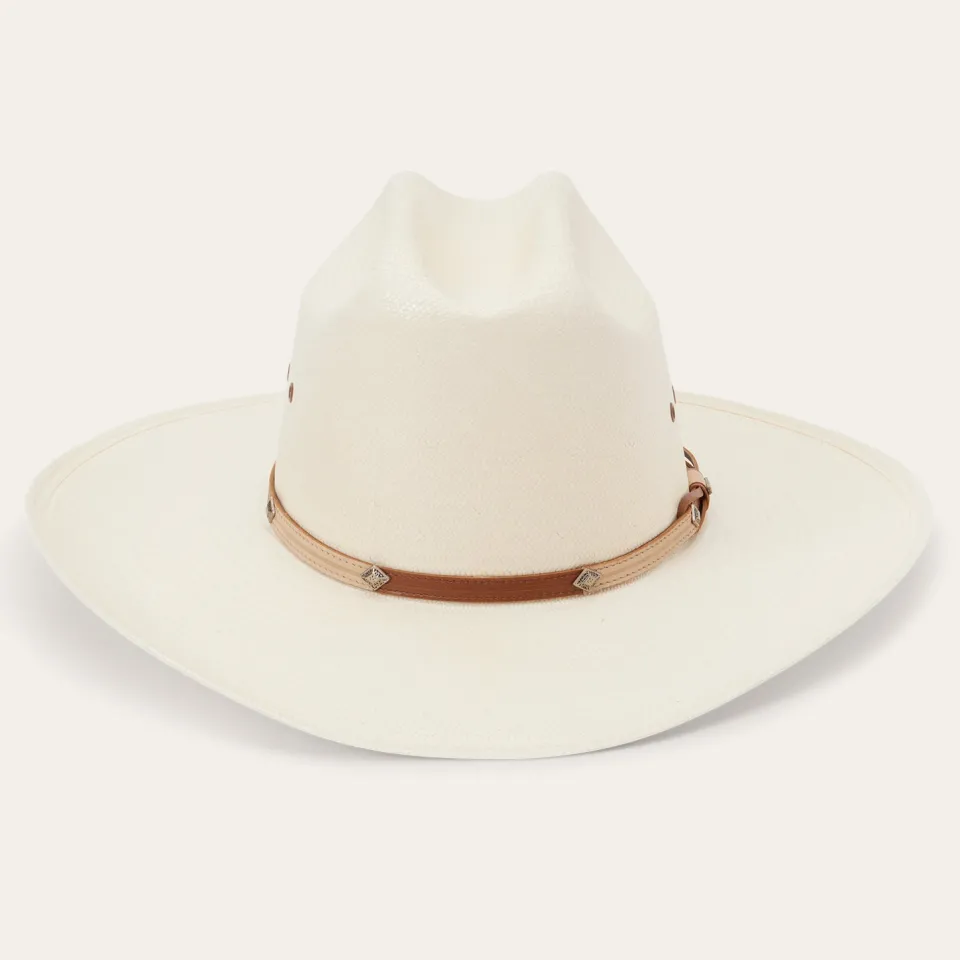 Stetson Grant 10X Straw Cowboy Hat Natural Flash Sale