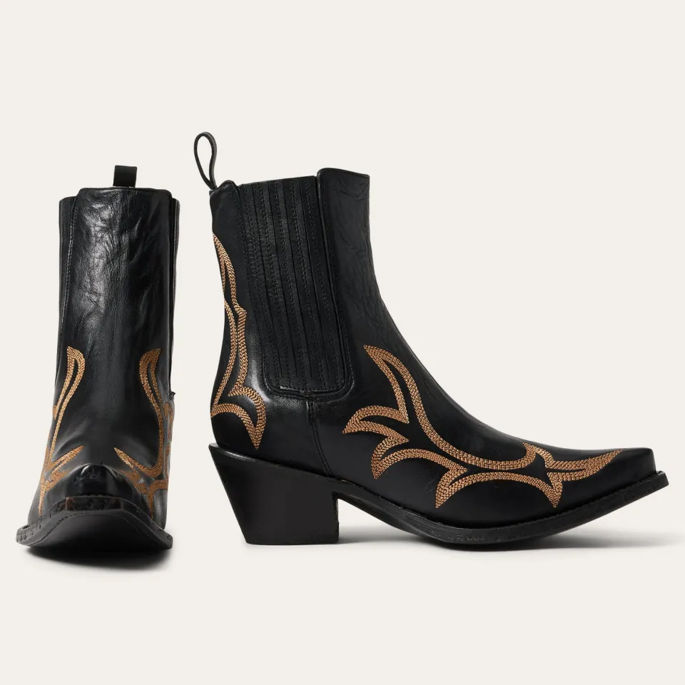 Stetson Greta Boots Black Flash Sale