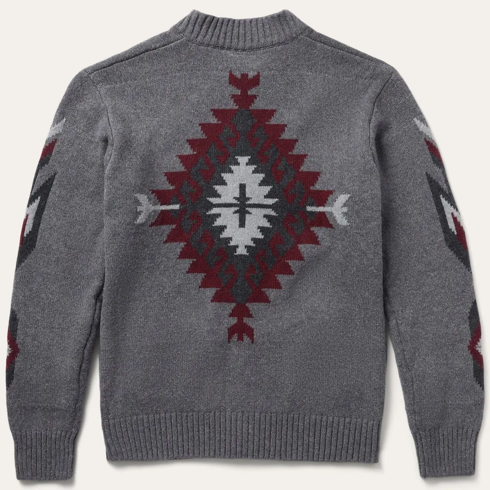 Stetson Aztec Cardigan Grey Sale