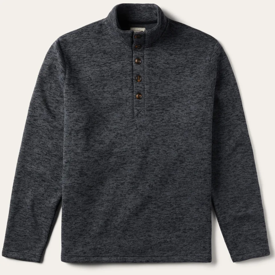 Stetson Bonded Knit Sweater Grey Sale