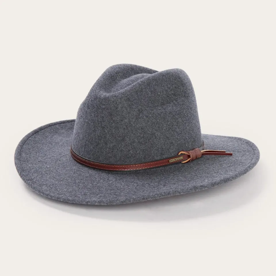 Stetson Grey Bull Outdoor Hat Grey Mix Sale