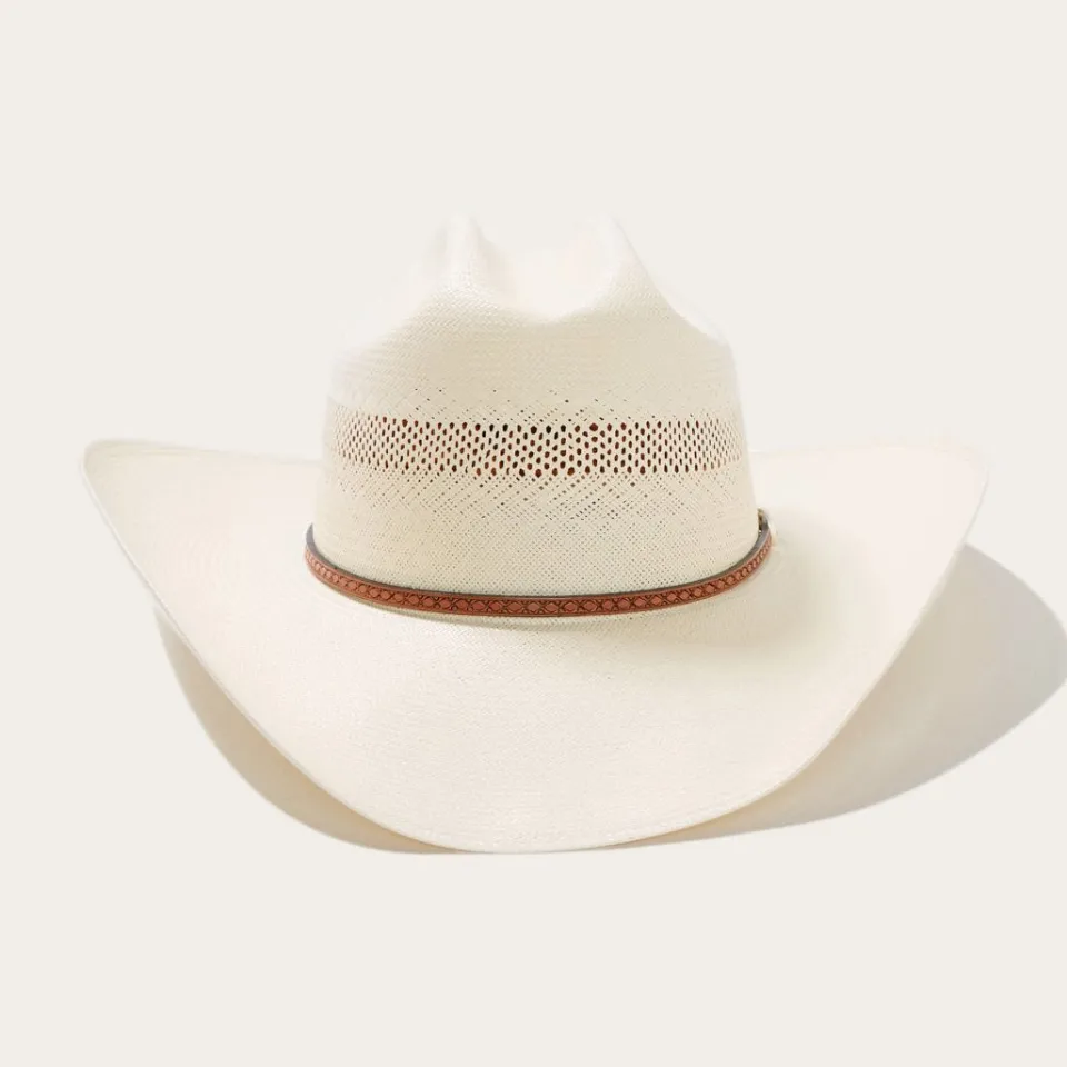 Stetson Griffin 100X Straw Cowboy Hat Natural Cheap