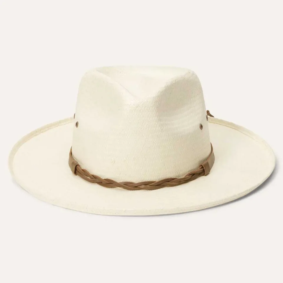 Stetson Helena Straw Fedora Natural Store