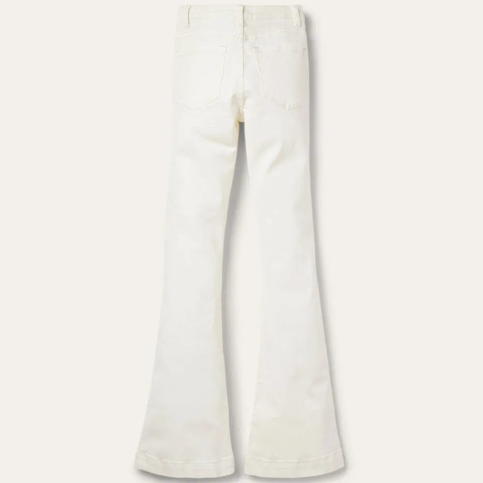 Stetson 921 High Rise Flare Fit Jean White Fashion