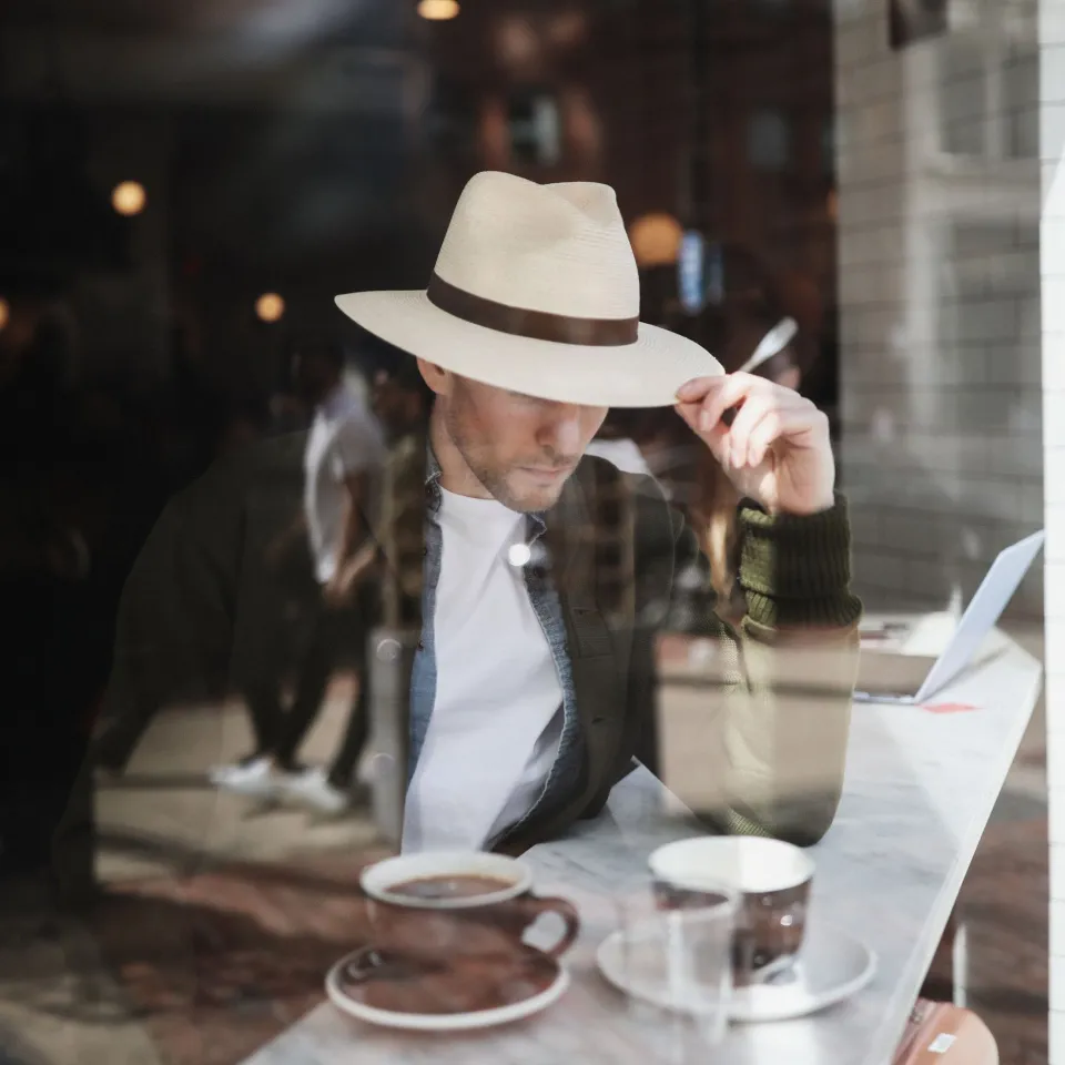 Stetson Ibarra Panama Fedora Bleach Hot