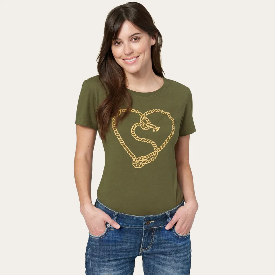 Stetson Jane B. Rope Tee Brown Cheap