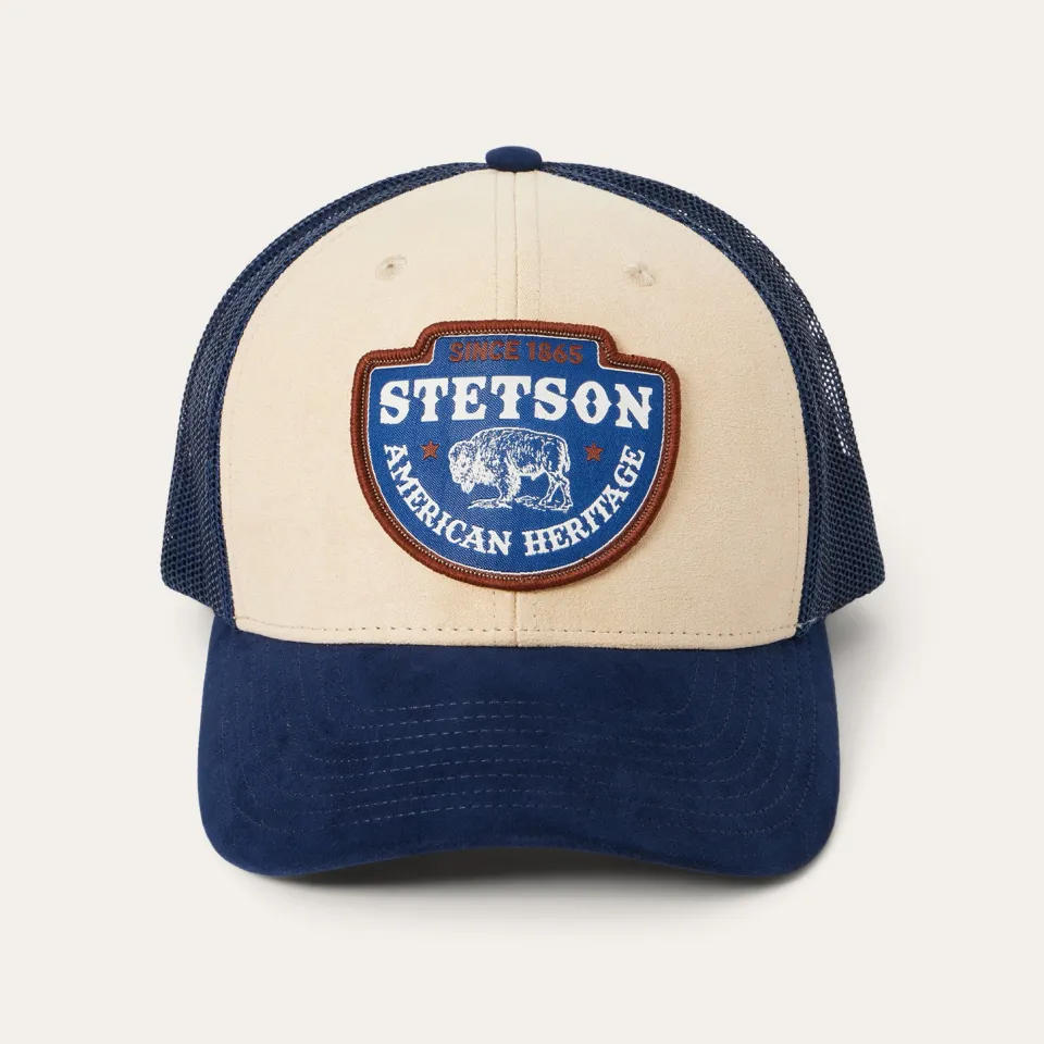 Stetson Arrowhead Patch Trucker Cap Khaki Cheap