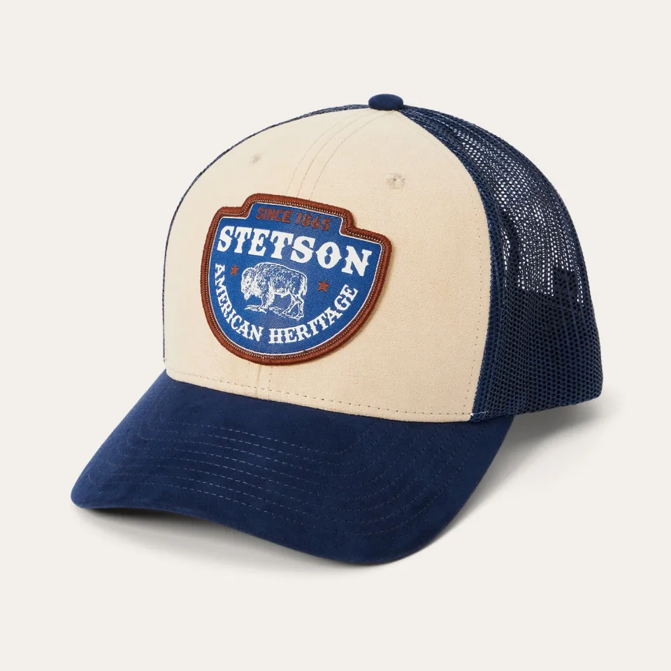 Stetson Arrowhead Patch Trucker Cap Khaki Cheap