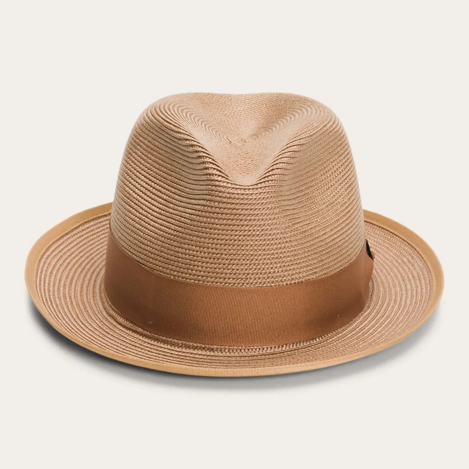 Stetson Latte Milan Fedora Cognac Best