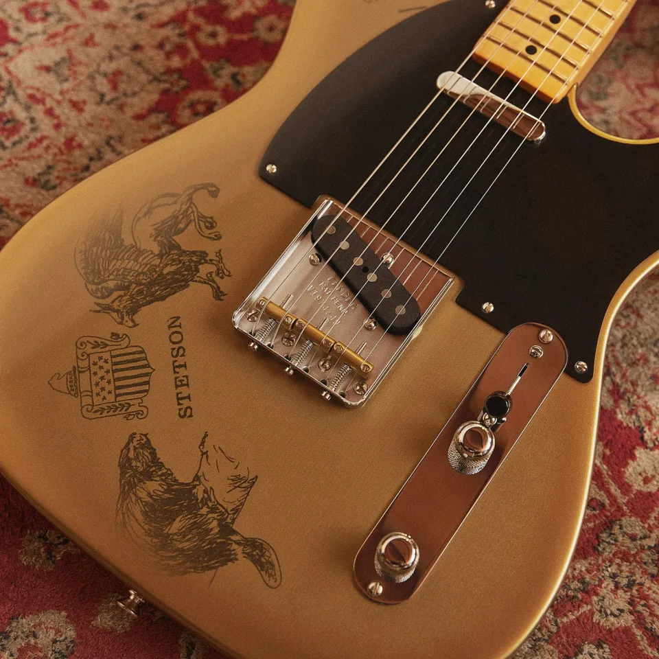 Stetson Matt McCormick For : American Original ‘50s Telecaster®, Crest Edition Gold Cheap