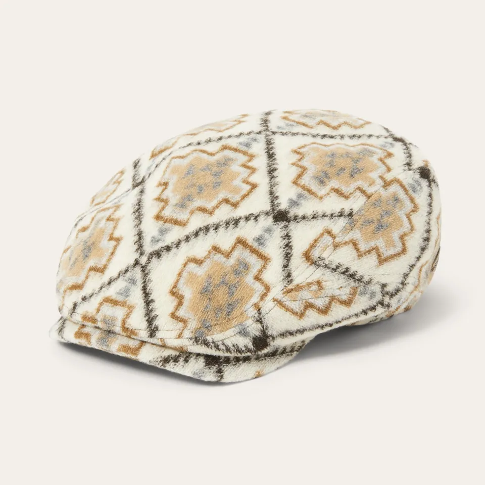 Stetson Navajo Jersey Driver Cap Off White / Beige Sale