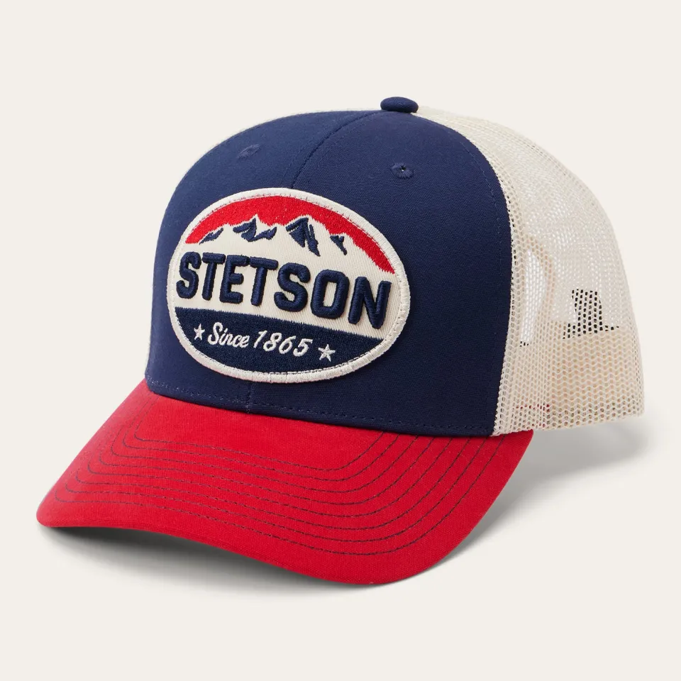 Stetson Americana Trucker Cap Navy New