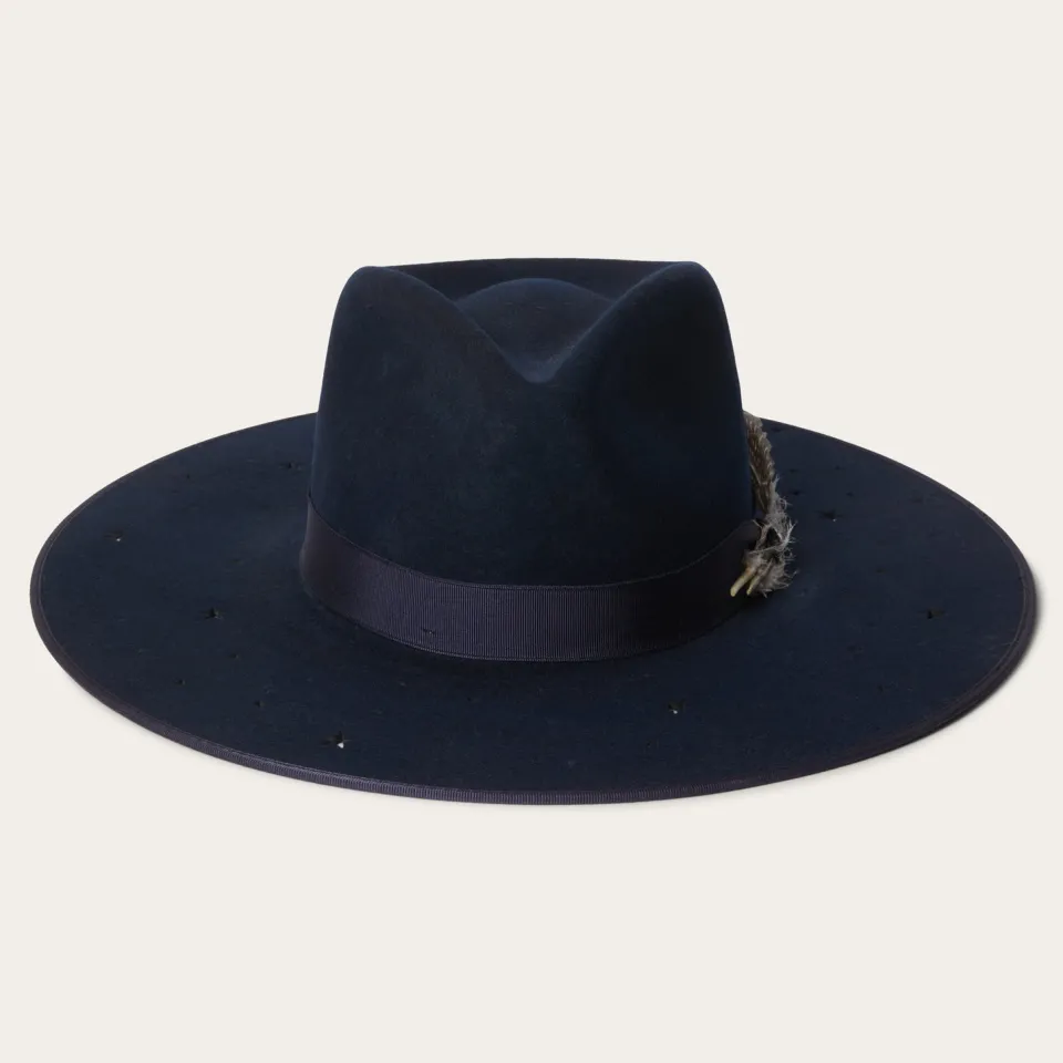 Stetson Night Sky Fedora Navy Best