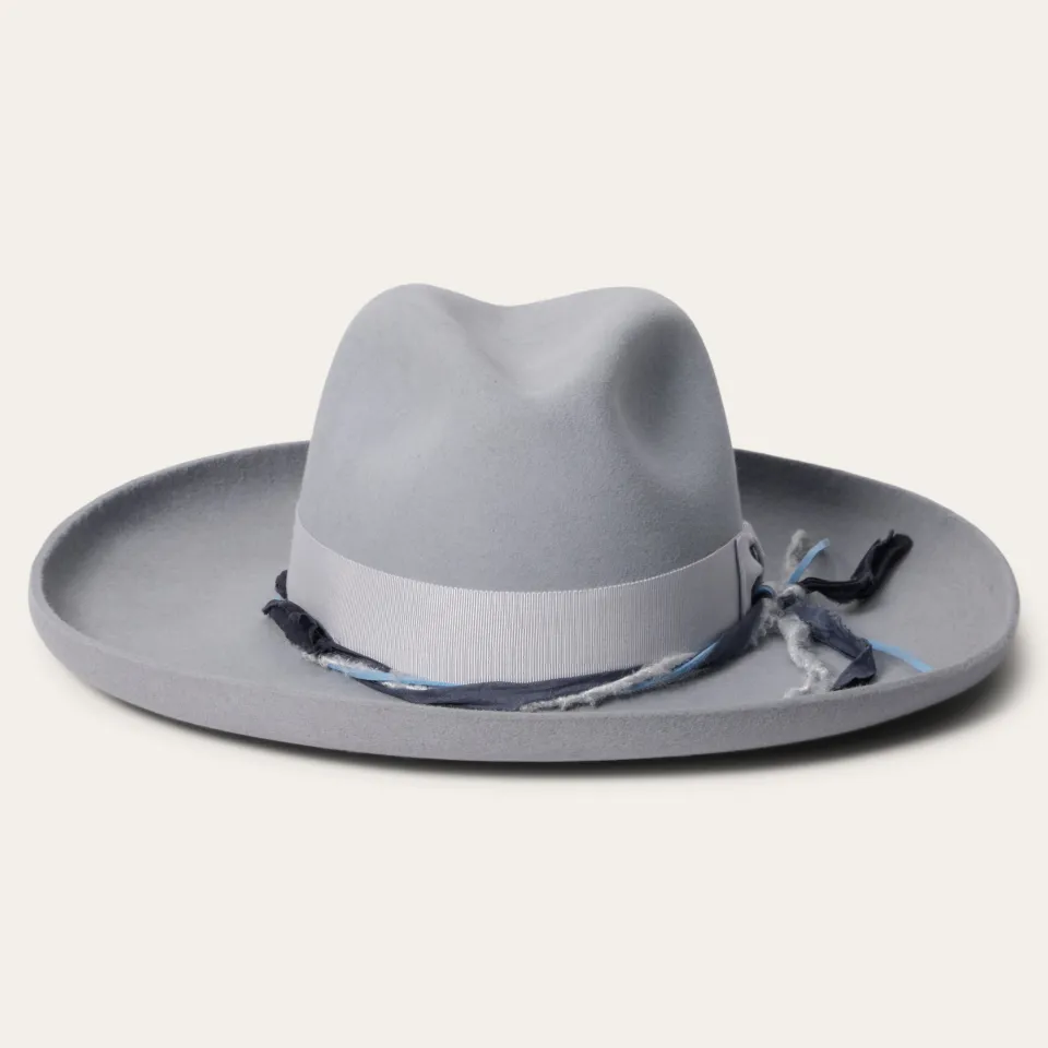 Stetson Oceanus Fedora Light Grey Clearance