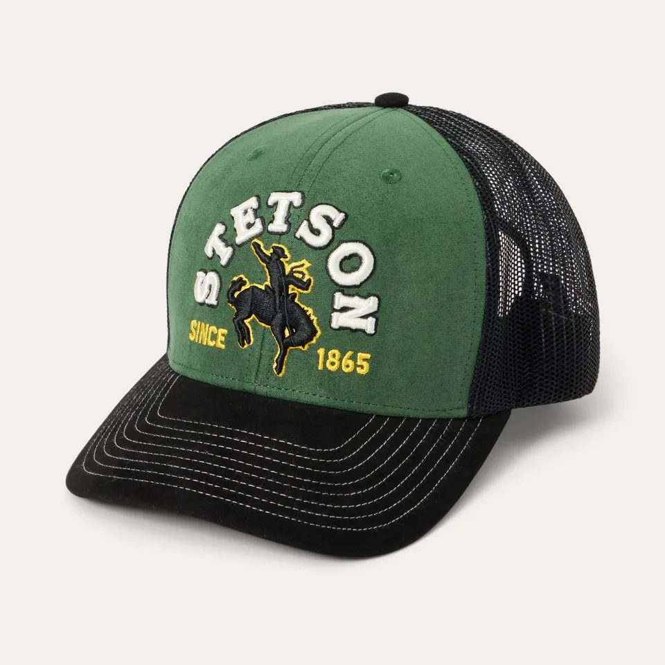 Stetson Cowboy Trucker Cap Olive Flash Sale