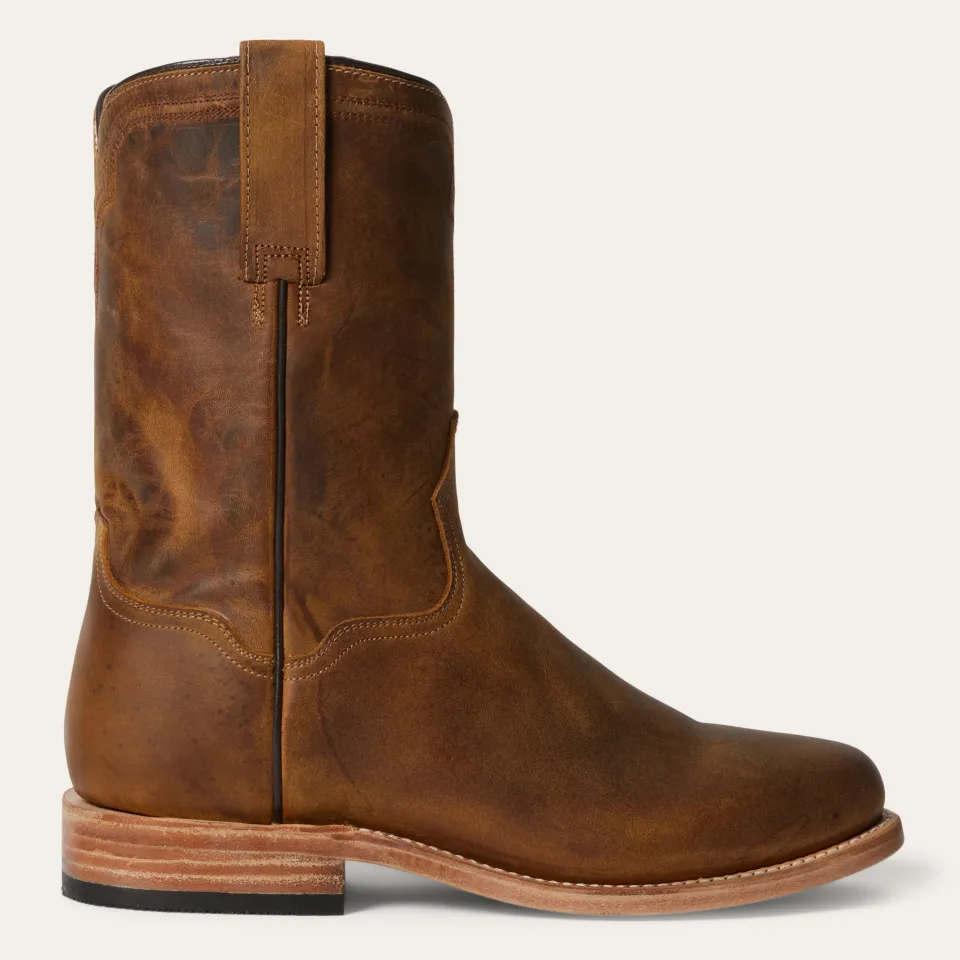 Stetson Puncher Boots Oily Brown Best Sale