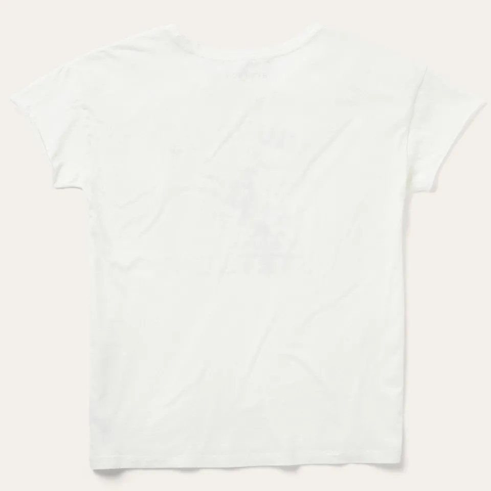 Stetson "Round Up" Vintage Tee White Online