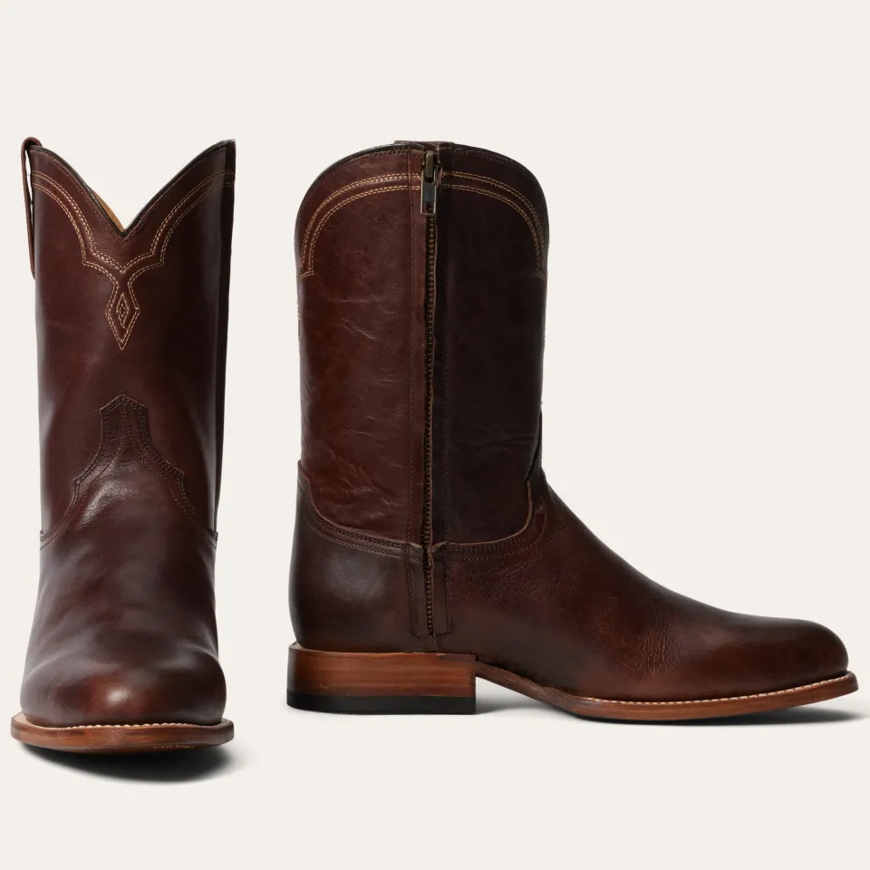 Stetson Rancher Zip Boots Oxblood Flash Sale