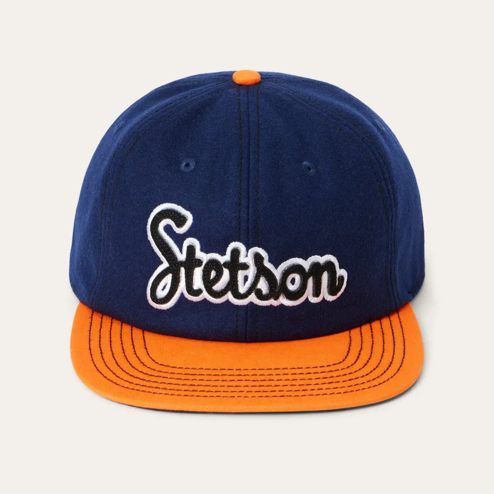 Stetson Retro Script Baseball Cap Navy Online