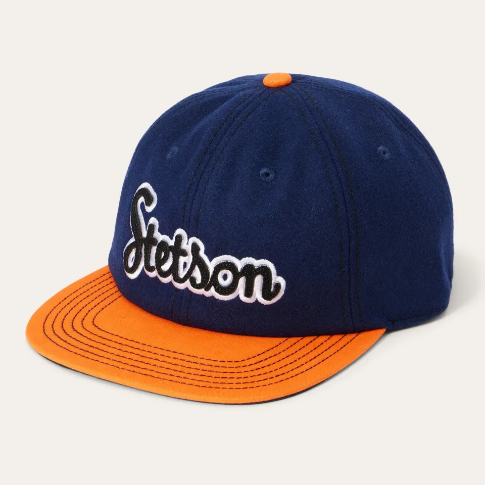 Stetson Retro Script Baseball Cap Navy Online