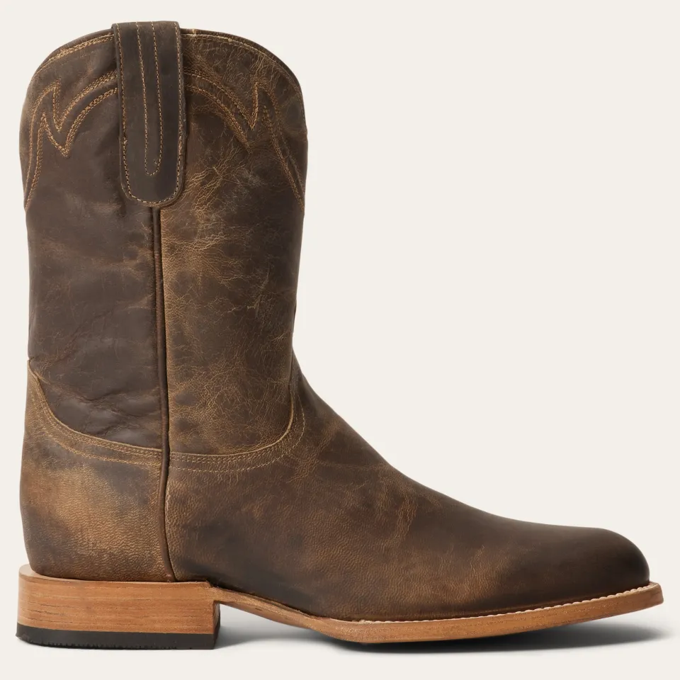 Stetson Roughstock Zip Boots Brown Flash Sale