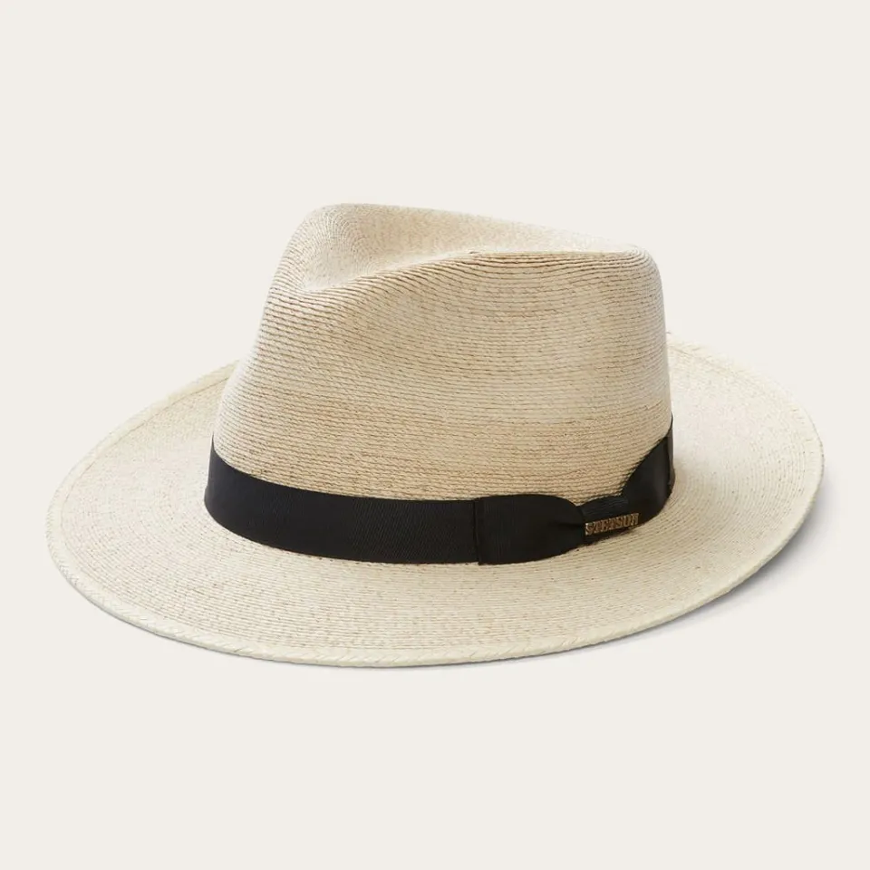 Stetson Rushmore Palm Fedora Natural Best Sale