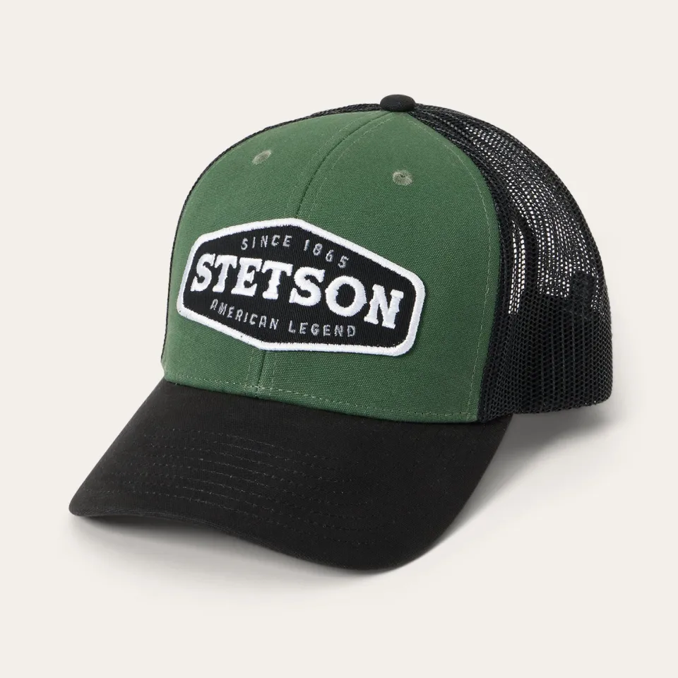 Stetson Sage Legend Trucker Cap Olive New