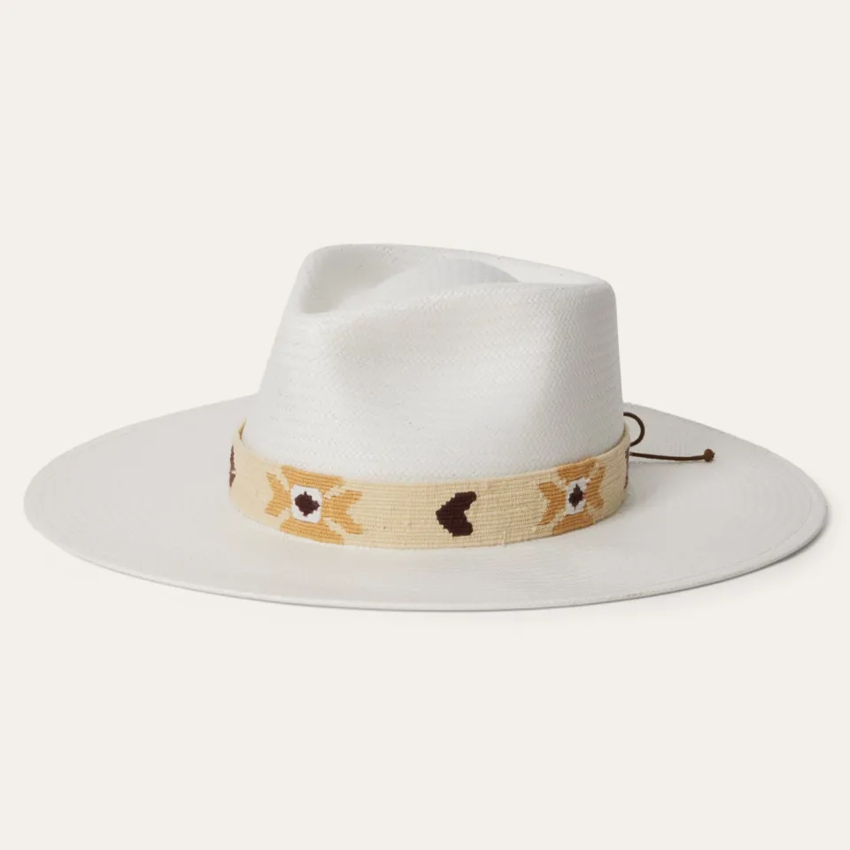 Stetson Sol Straw Fedora Bleach Online