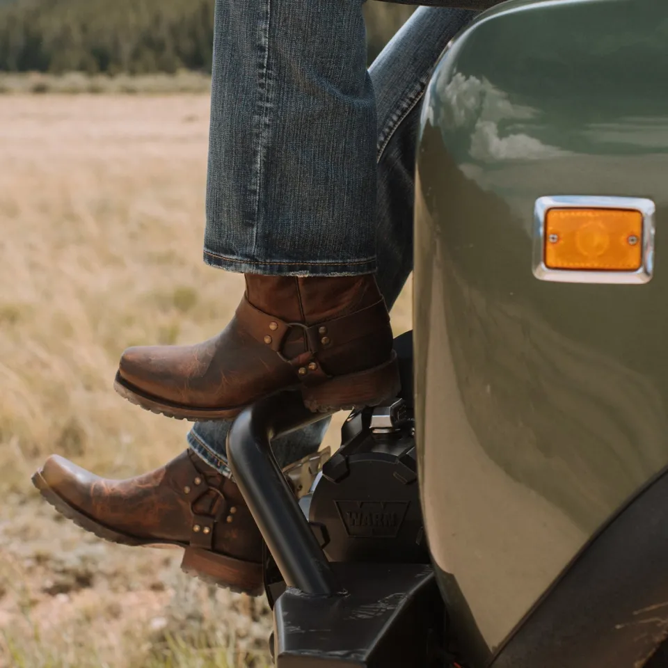 Stetson Heritage Harness Boots Brown Shop